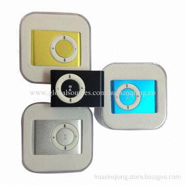 Portable MP3 Player with Card Slot, Small